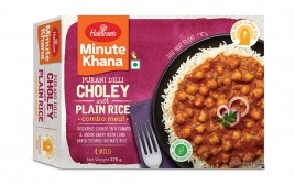 Haldiram's Minute Khana Purani Dilli Choley With Plain Rice Combo Meal  Box  375 grams